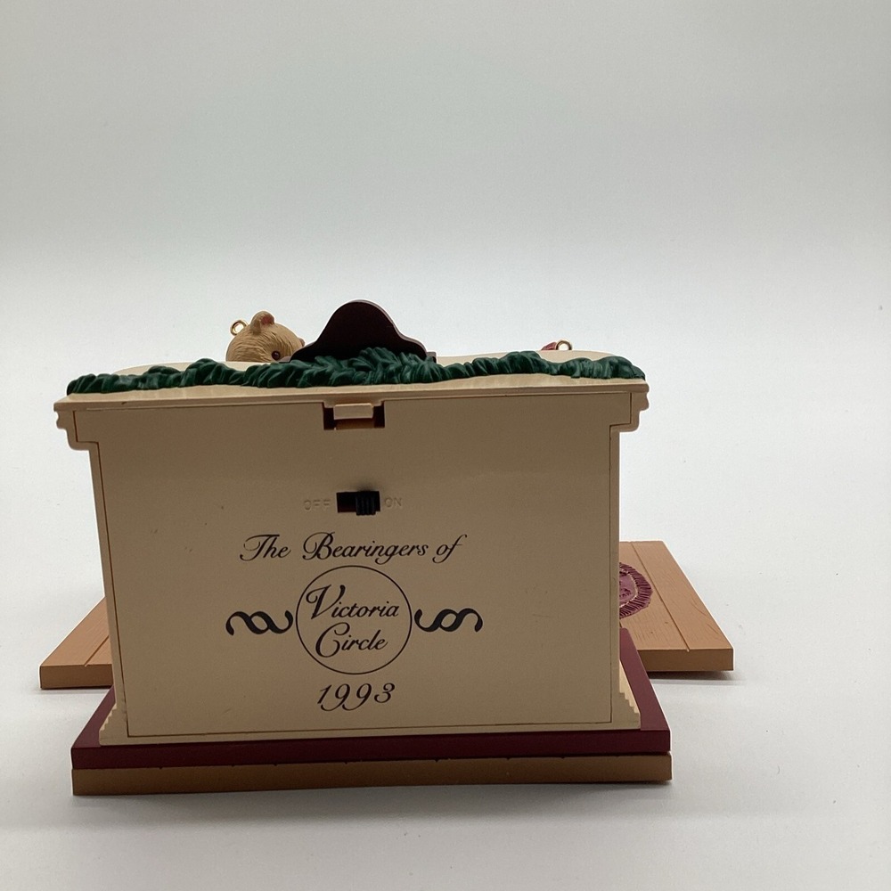 Hallmark Keepsake 1993 The Night Before Christmas Teddy Bear Light Up Ornament - Picture 10 of 14
